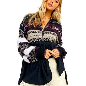 Free People Cabin Fever Tunic Sweater